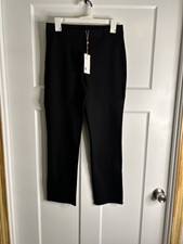 Quince Women’s Size Medium Petite Pull On Pants Black New With Tags 5852