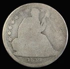 1839-O Seated Liberty Dime – No Drapery – New Orleans – Clear Date – AG Details