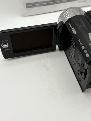 Panasonic SDR-H80P 70X Optical Zoom HDD Camera - Black Needs New Batter - Picture 5 of 6