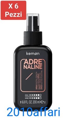 Kemon Adrenaline Spraydose Extra Nachlass 200 ML - 6 Stücke