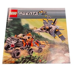 Lego Agents 8630 Mission 3: Gold Hunt Set City Minifigures Instructions