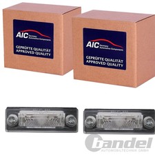 2x AIC KENNZEICHENLEUCHTE passend für SKODA SUPERB VW CADDY GOLF JETTA MULTIVAN