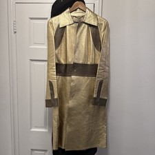 Gucci Leather Outer Shell Gold Coats, Jackets & Vests for Women