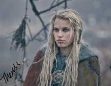 THE LAST KINGDOM: Thea Sofie Loch Naess HAND Signed 10x8 Photo SEE PHOTO PROOF 1