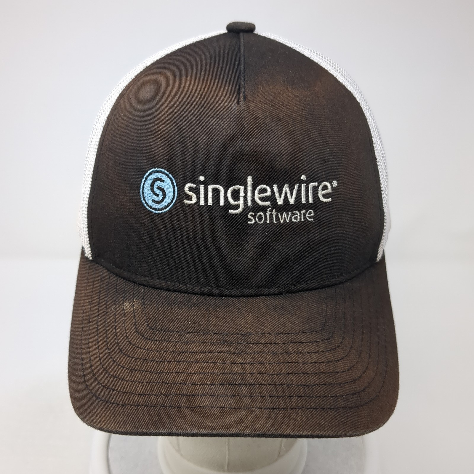 Singlewire Software Snapback Trucker Hat Black On… - image 2