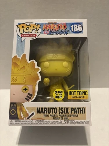 Funko POP! Naruto (Six Path) Hot Topic EXCLUSIVE #186 GITD with Protector