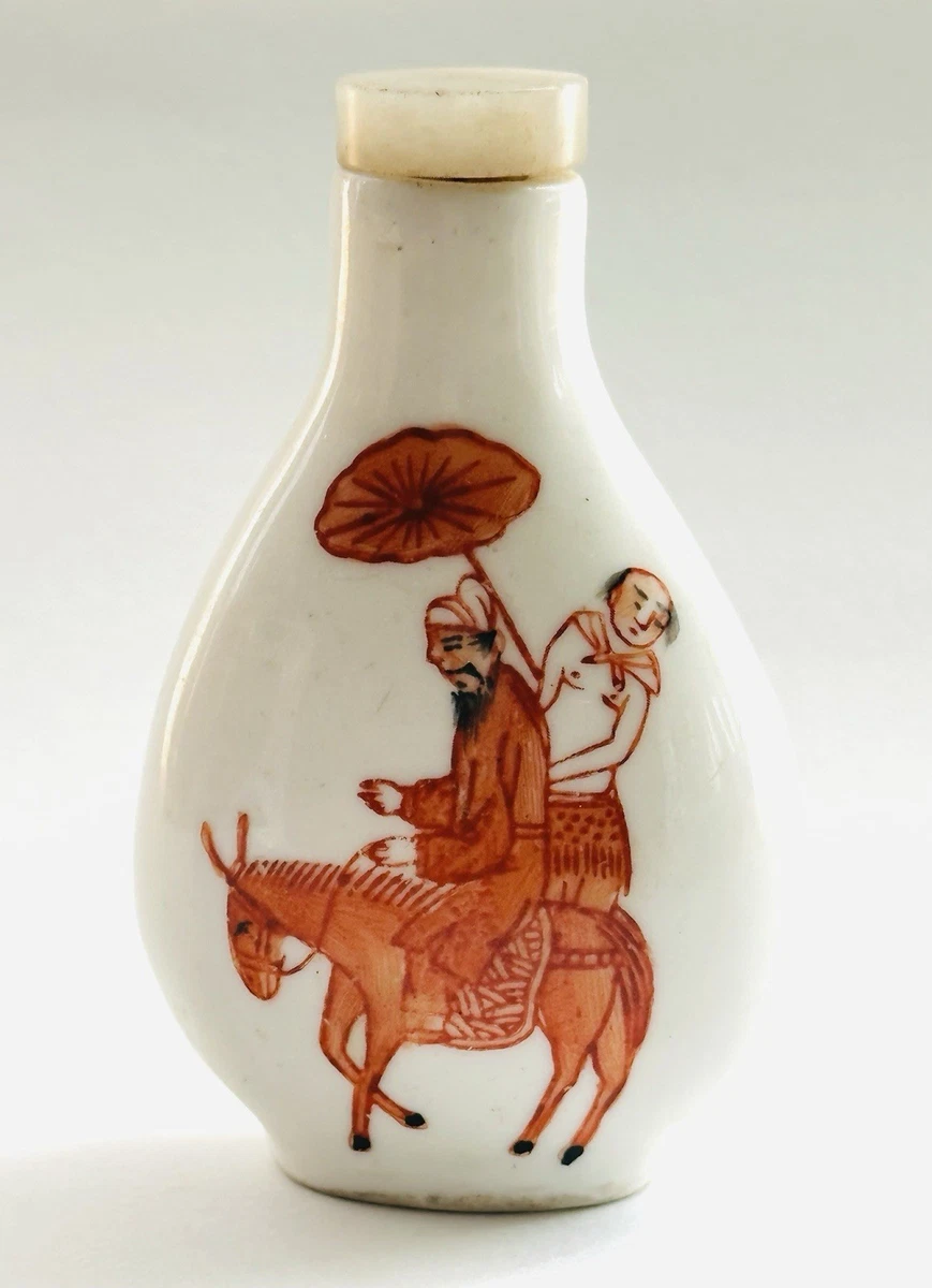 古董中国红色鼻烟壶1850-1899 | eBay