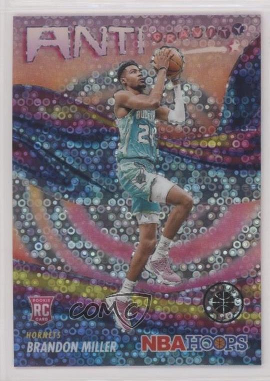 2023 NBA Hoops Premium Stock Anti-Gravity Disco Prizm Brandon Miller Rookie RC