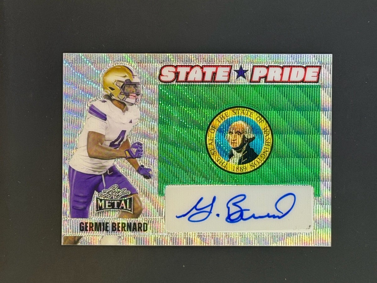 2024 Leaf Metal State Pride Germie Bernard Auto Silver /7 | eBay