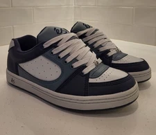 ES Footwear Accel Navy Grey Mens Size 9  Skate Etnies emerica 1995 Vegan Animal