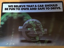 Opel Car Design Brochure