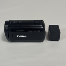 Canon VIXIA HF R800 Black Camcorder Video Camera Tested Working - No Charger
