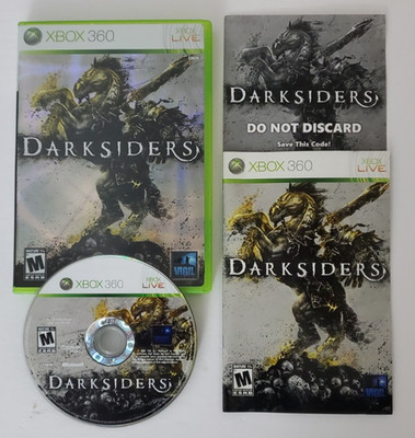 Darksiders - Xbox 360 2010 - Complete w/ manual - Tested & Works!