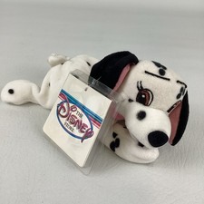 Disney Store 101 Dalmatians Jewel Plush Bean Bag Stuffed Animal Vintage w TAGS