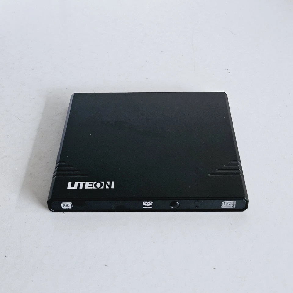 LITEON eBAU108 8X External DVD CD Writer Drive USB 2.0 Ultra Slim Tested Working - Image 2 of 4