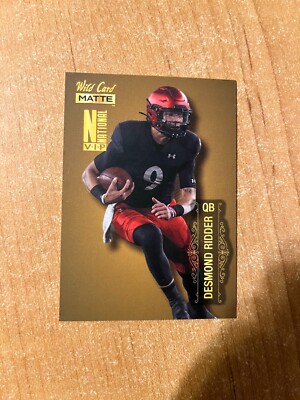 2022 Wild Card National Convention - Desmond Ridder - Matte Gold VIP Promo