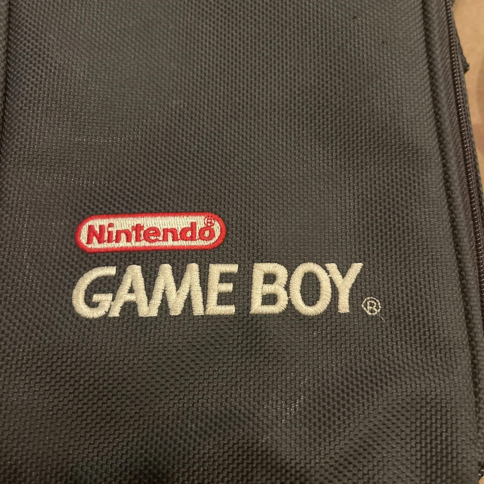Винтажная оригинальная черная сумка для переноски Nintendo Game Boy Gameboy с ремнем - Изображение 2 из 4