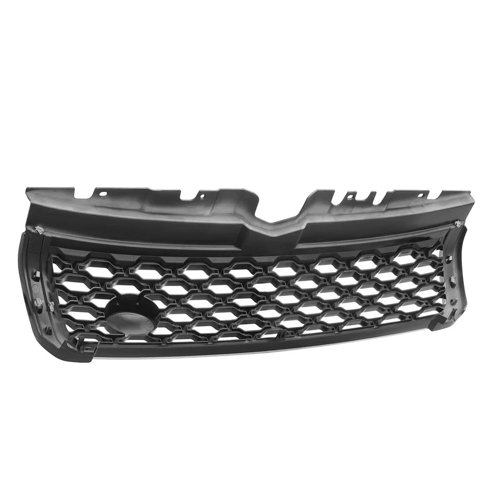 Front Grille Grill For 2012-2019 Land Rover Range Rover Evoque Black Chrome Foto 3 de 4
