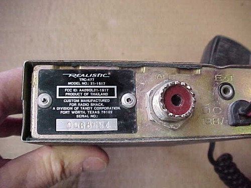 Realistic TRC-477 CB radio Model 21-1517 Works 40 Channel - Picture 4 of 4