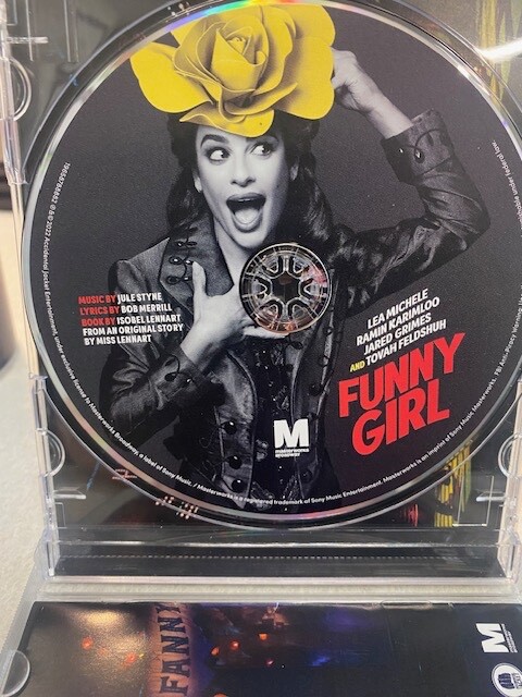 Signed Autographed Funny Girl New Broadway Cast Recording CD Lea