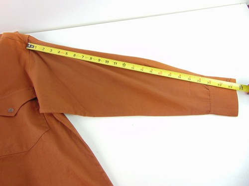 Camisa marrón con botones Resistol Rodeo Gear para hombre S nueva con etiquetas - Imagen 7 de 11