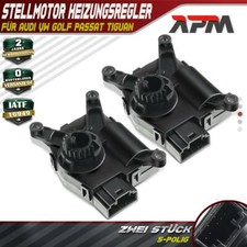 2x Stellmotor Stellelement Mischklappe Klimaanlage für Audi A3 Q3 VW Seat Skoda