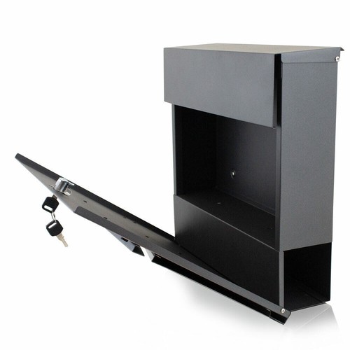 Design Briefkasten MS-16439 Wandbriefkasten Postkasten Anthrazit Graphit BITUXX - Bild 2 von 7