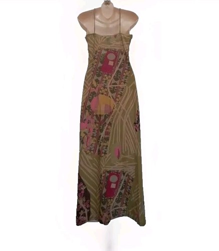 Vintage 90s CHRISTIAN LACROIX Glittery Halterneck Maxi Dress w/Bow 12 14 16 UK - Picture 3 of 10