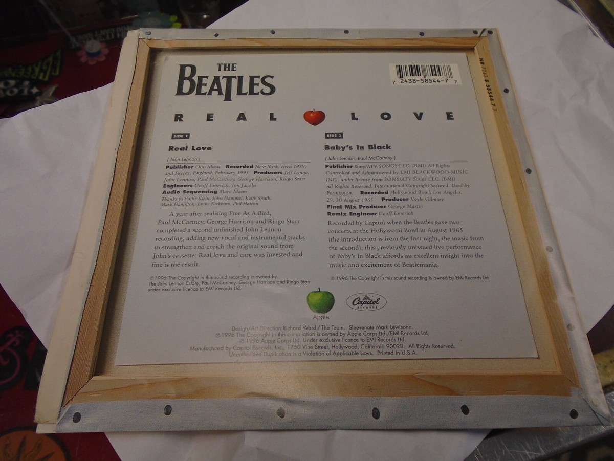 The Beatles / Real Love ヨーロッパ盤7\"シングル The Beatles / Real Love ヨーロッパ盤7