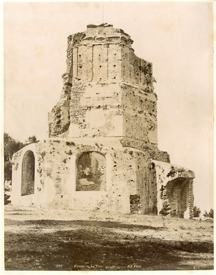 Tirage Albuminé Vintage Montpellier 1880 - Format 21x27 Cm, Photo Ancienne, Référence MM8069 !