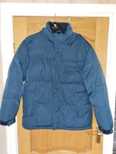 Mens Hackett Arctic Jacket Coat Size Small 'Petrol Blue' Thick Parka Hooded 