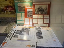 SUNBEAM TIGER OWNERS CLUB CALENDERS X 9. 1981, 82, 83, 84, 85, 87, 88, 90 & 92.