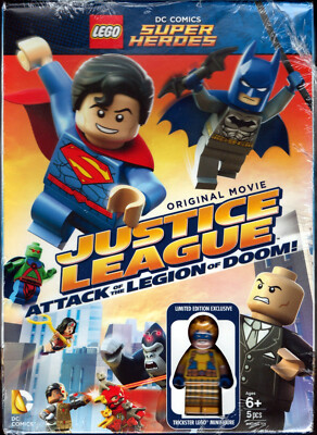 LEGO of DC Comics SUPER HERO Justice League DVD MiniFig TRICKSTER Toy MINIFIGURE