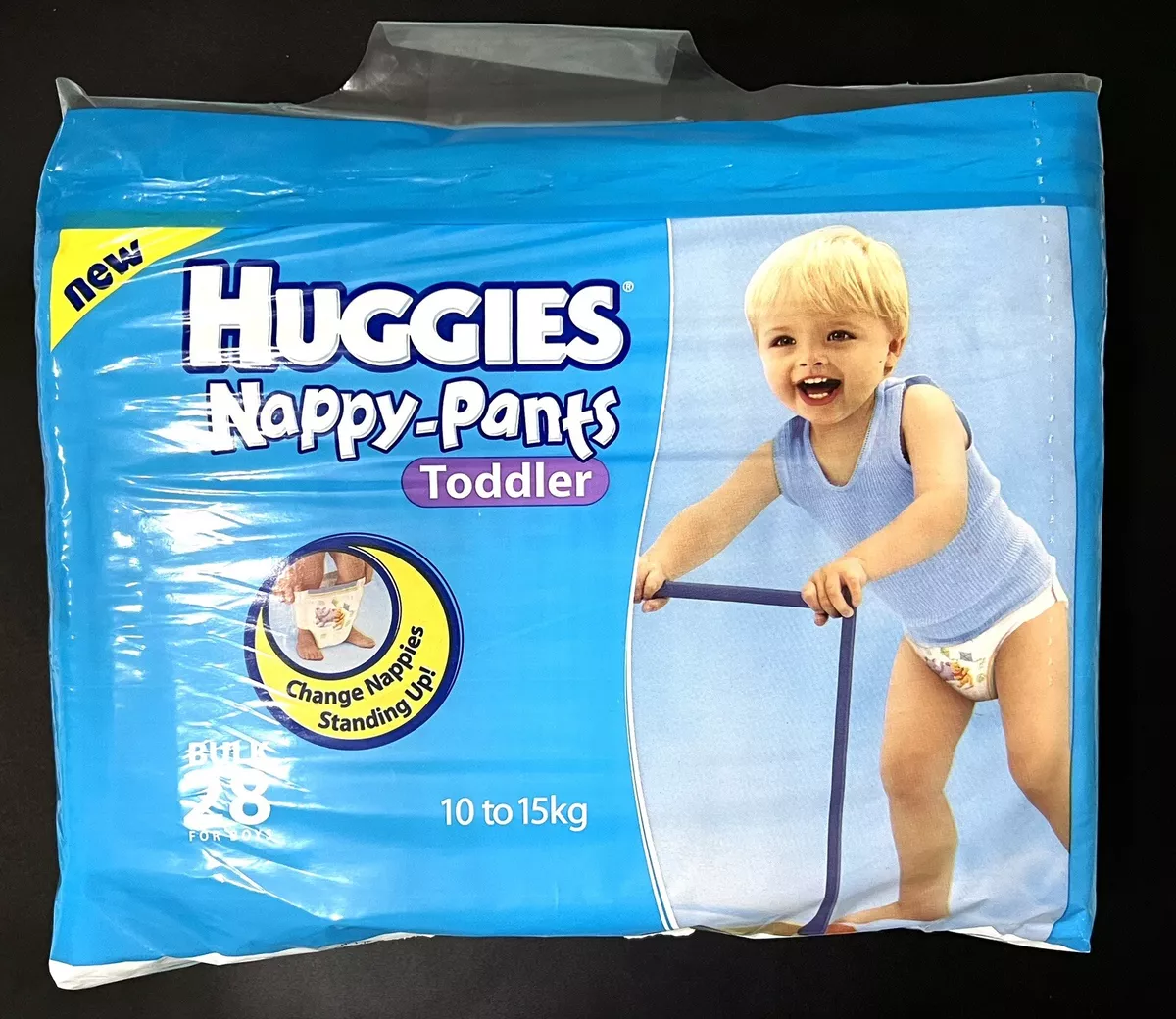 RARE SEALED Vintage 2007 Huggies Nappy Pants Winnie Pooh Toddler - 28 CT