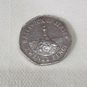 bailiwick of jersey 20p 2009 lighthouse worth