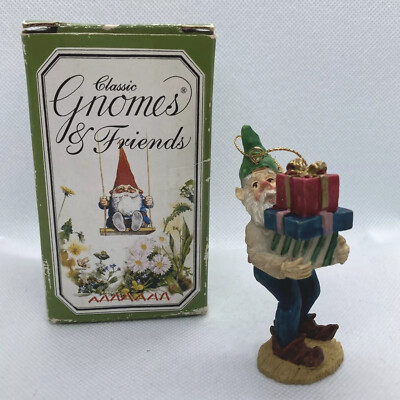 Rare Sjef the Gnome Vintage Ornament With Box Rien Poortvliet Wil Huygen Egbert