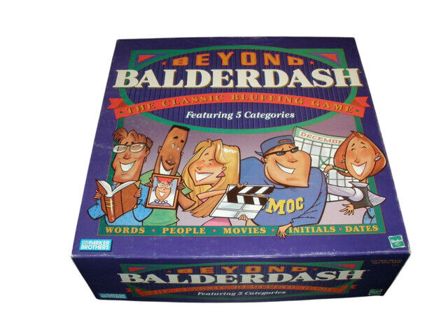 Balderdash the Bluffing Board Game 1995 read Description 