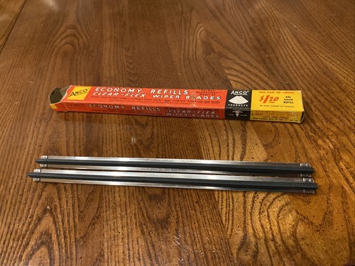 NOS Pair Of 2 1940’s / 1950’s Anco 9” Wiper Blades Clear-Flex Economy Refills - Picture 24 of 24