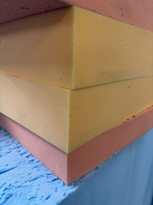 HOCHDICHTE POLSTERSCHAUMSTOFFPLATTE - AUF JEDE GRÖSSE ZUGESCHNITTEN - KISSEN, SOFAS & BETTEN