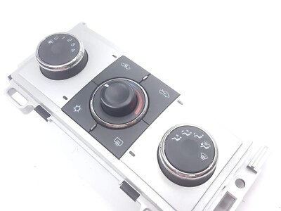 2007-2012 Malibu Aura OEM Climate Control Switch AC Heat Defrost SILVER 28251428