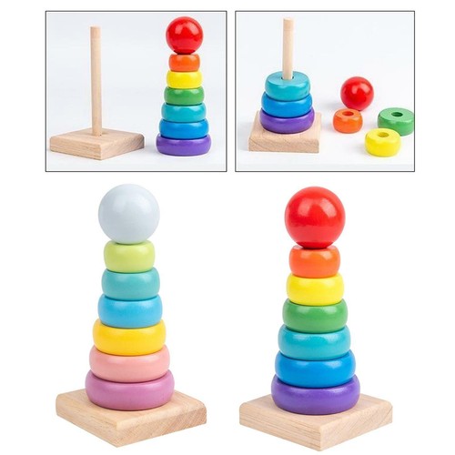Montessori Shape Sorting Rainbow 