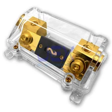 ANL In-Line Fuse Holder upto 1/0GA Stereo/Audio/Car/RV/Boat + ANL Fuse 80A-300A