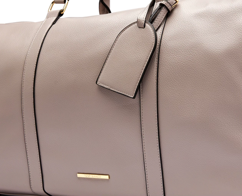 TONY BIANCO Harper Weekend Away Bag Light Grey Large PU Leather organisation New - Picture 2 of 5