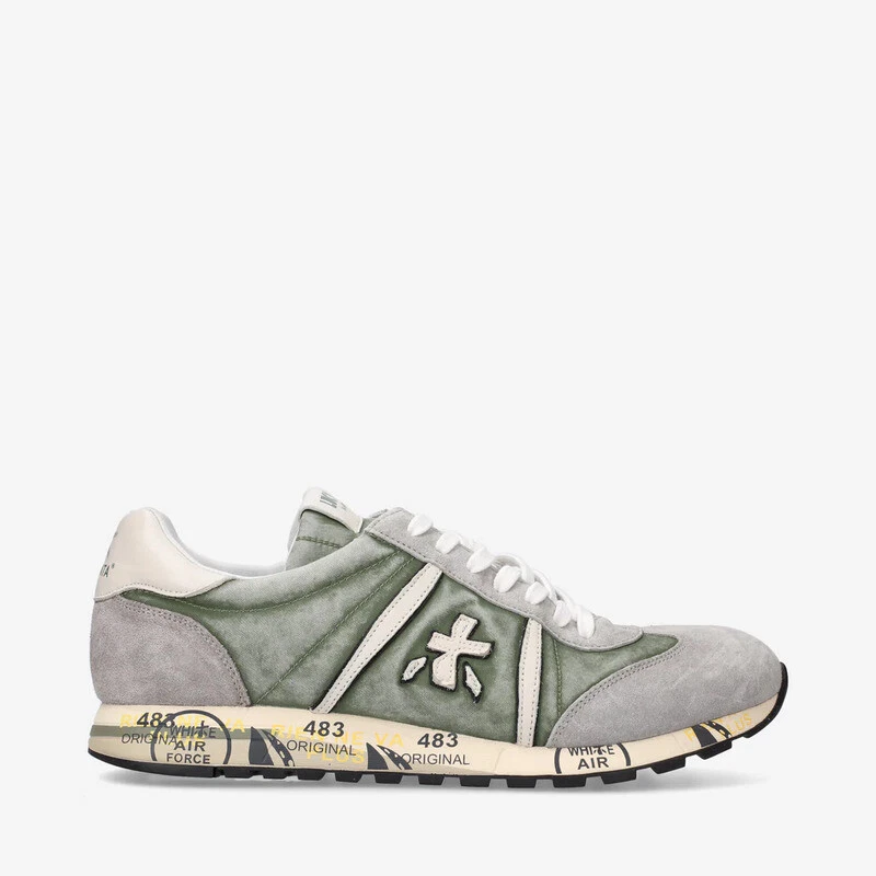Scarpe Uomo Premiata Mod. Lucy Verde Vintage 6147 Sneakers E2023