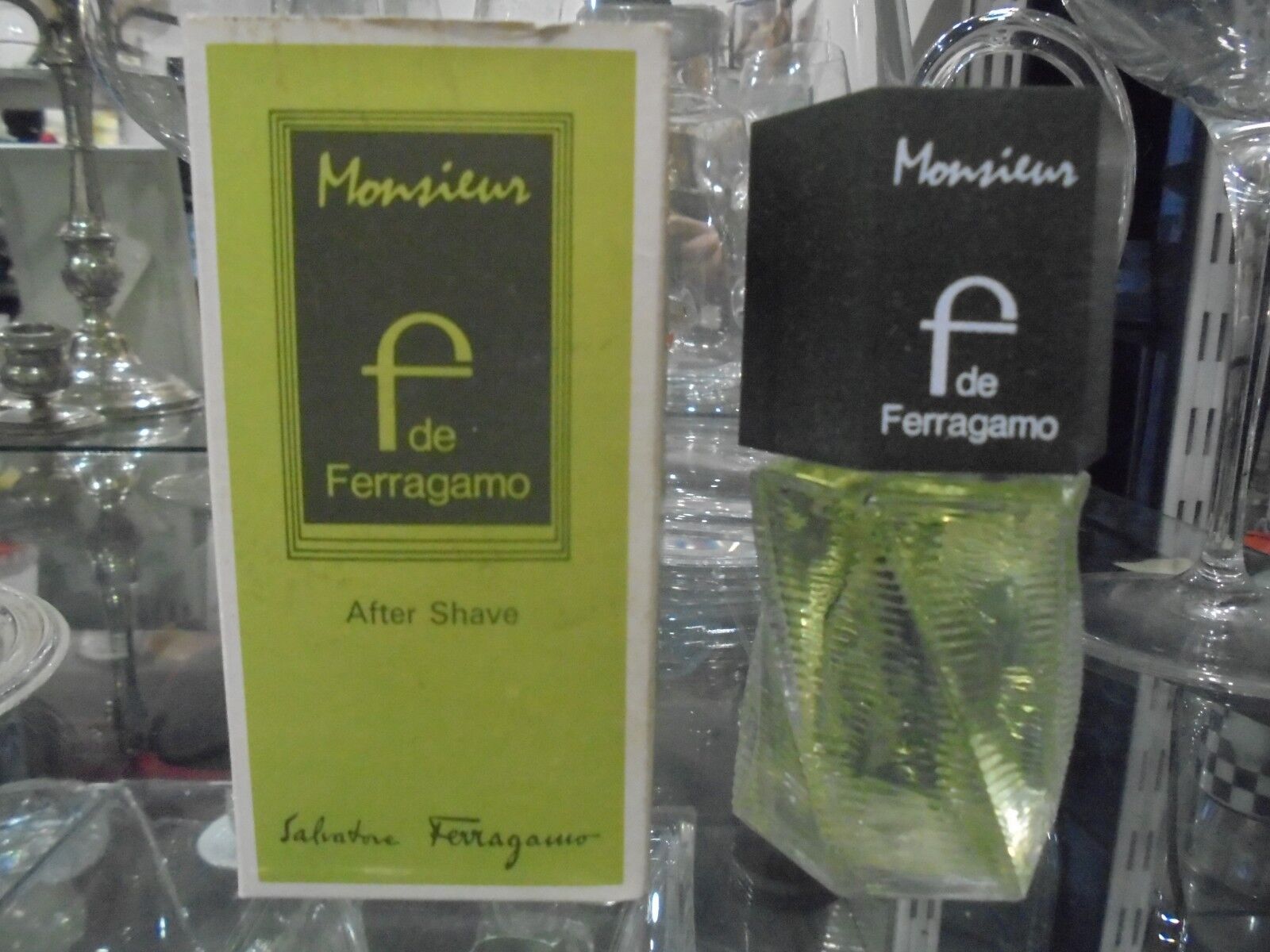 Year-end gift Monsieur F de Branded goods Ferragamo after perfume 60ml RARE shave vintage