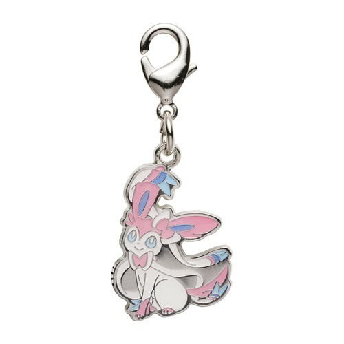 Pokemon Center Metal Charm # 700 Sylveon Key chain