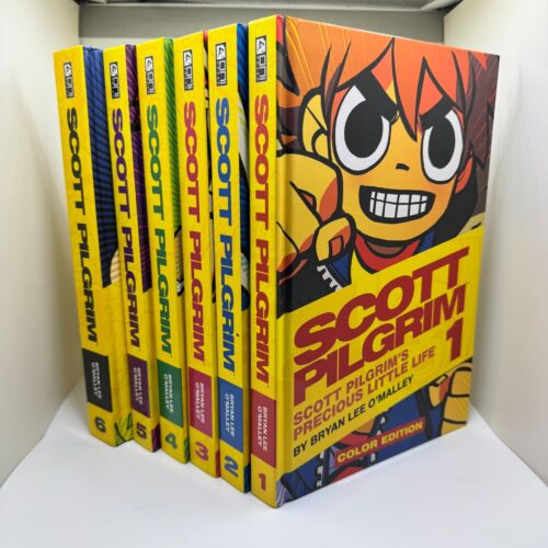 Scott Pilgrim Color Edition HC Vol 1-6 Complete Series Vol 1 2 3 4 5 6 | Lot