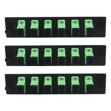 -3pcs 6 Fiber SC to SC APC Single Mode Fiber Patch Panel with 6 SC/SC APC Sin...