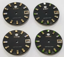 Lot 4 Nos Original Dial Vintage Rado Captain Cook Automatic Mark ii 2 11773 4