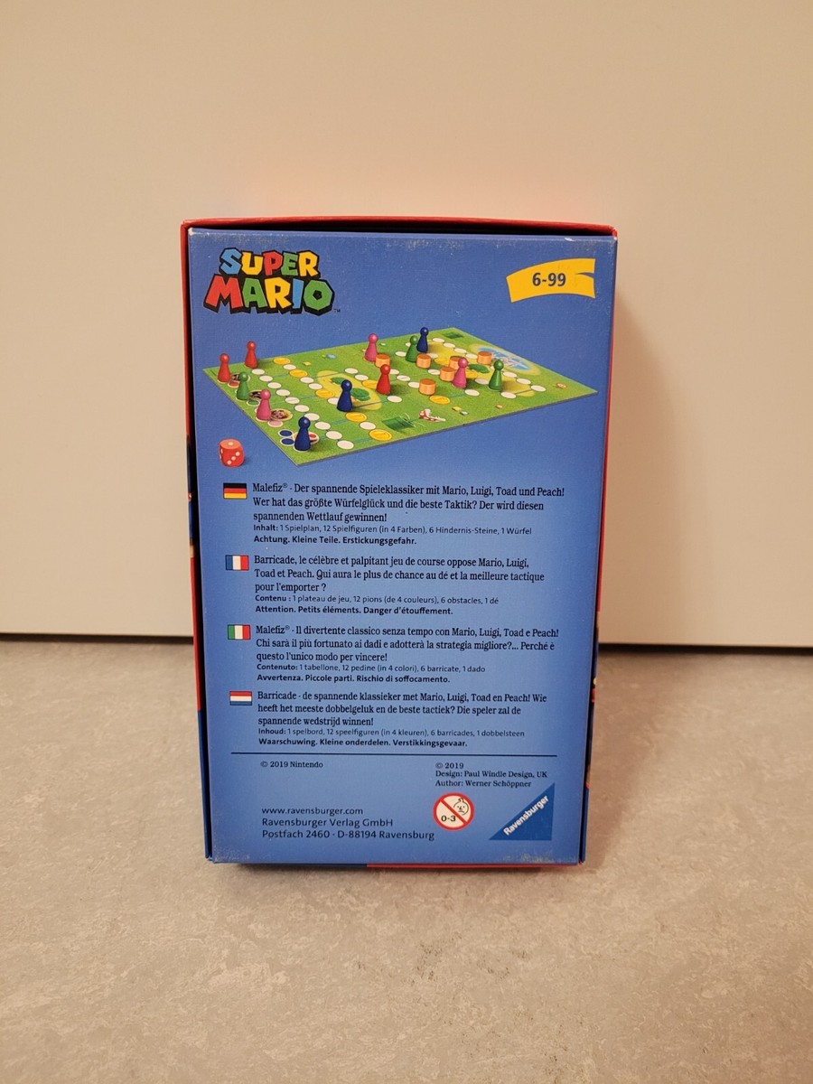 Ravensburger - Gioco Da Tavolo Super Mario Malefiz Barricade - Edizione Italiana, 2-4 Giocatori, 6+ Anni